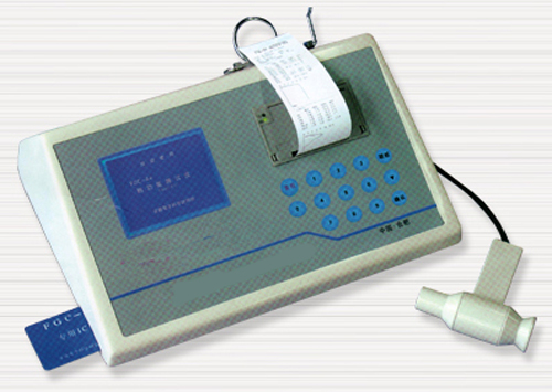 Lung function test machine spirometer