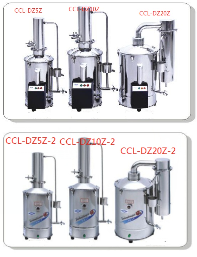 Destilador eléctrico del dispositivo del agua destilada del laboratorio del acero inoxidable de 5L 10L 20L