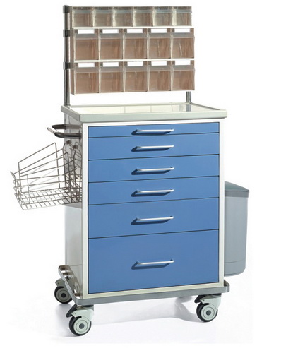 Luxury Steel-plastic Anesthesia Trolley