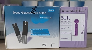 Glucometer Strips, 50pieces per box