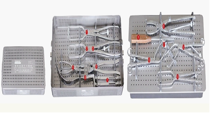 Kit de osteosíntesis adulto e infantil