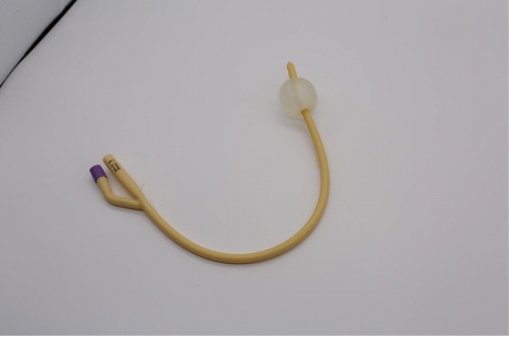  Catheter Foley Latex 2-way
Silicone coated
Size: 18Fr/30ml