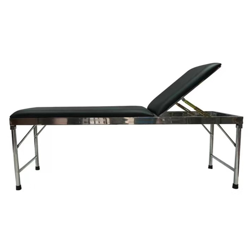 Stainless steel examination bed