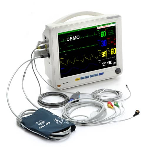 Standard 6-parameter vital sign monitor