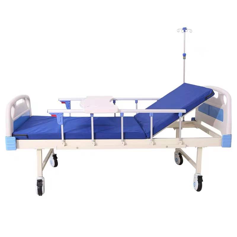 ABS single-function bed

ABS headboard+guardrail+back lift + mattress + infusion support+dinner table