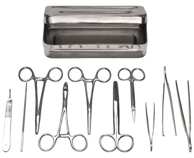 Petite Boite à chirurgie, 12 pcs