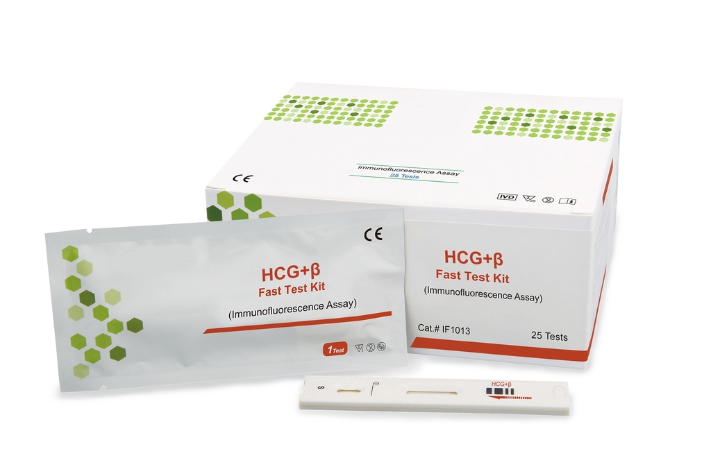 Kit de prueba rápida HCG+β 25 pruebas / caja