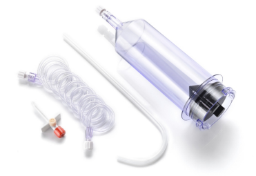 Disposable high pressure syringe