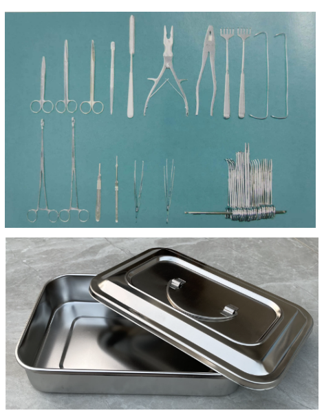 Kit d'instruments de traumatologie de la main, 41 pièces