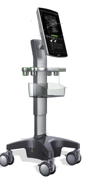 Échographie Premium Point of Care (Navi + Chariot + Sonde convexe + Sonde linéaire + Sonde tranvaginale + Sonde cardiaque + Ensembles système)