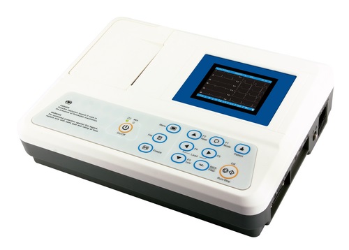 3 channel  12 leads ECG EKG Monitor machine