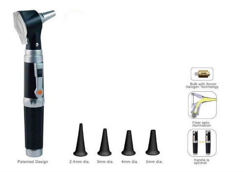 Tele - end Fiber Illumination Digital Video otoscope