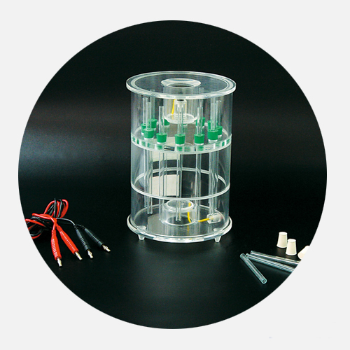 Tube gel electrophoresis system