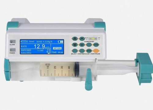 Syringe Pump with drug library