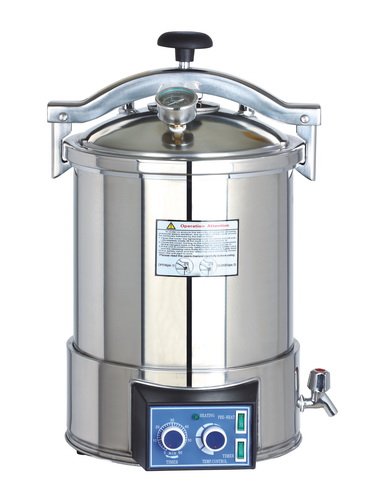 Autoclave esterilizador de vapor a presión portátil 24L