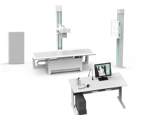 [CCX77B] Sistema DR de radiografía digital de 71KW 800mA