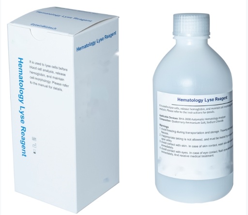 [CCLA3000L] 500 ml de réactifs de lyse hématologique pour A-3000