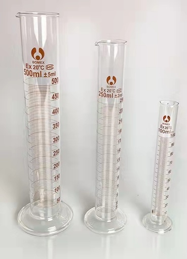 [CC3s] Glass Graduated cylinder ，Size: 5ml,10ml,25ml,50ml,100ml,150ml can be choose