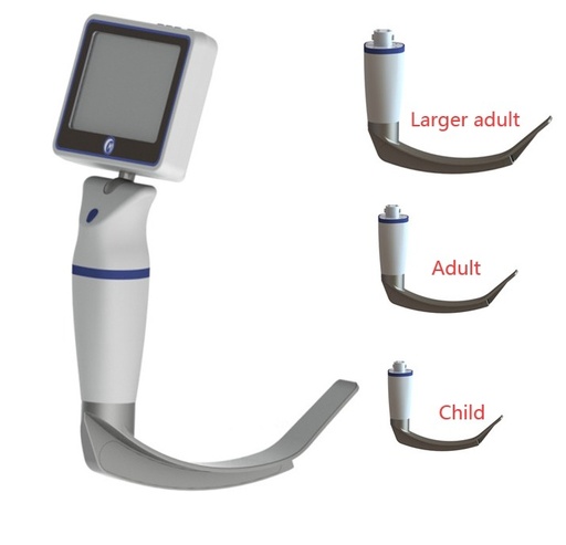 [CCEVL-123] Video Laryngoscope with 3 pcs Reusable Blade