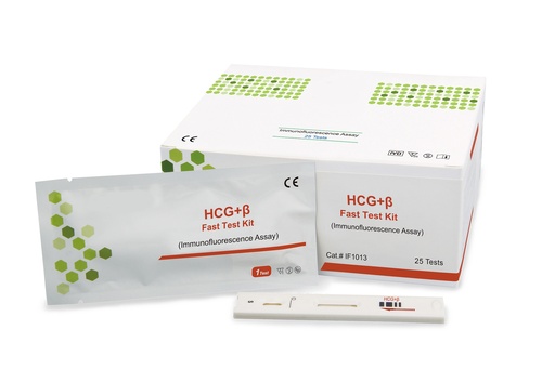 [CCLGP1100-HCG+β] Kit de test rapide HCG+β 25 tests / boîte