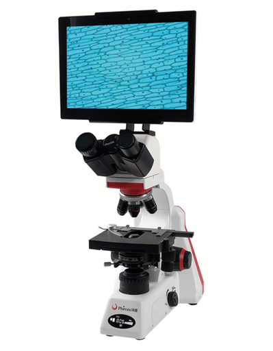 [BMC100-PB-WIN] Microscope trinoculaire à écran tactile (niveau recherche scientifique)