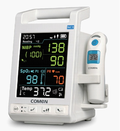 [CCMNC3] Moniteur de signes vitaux avec Nellcor SPO2, NIBP, PR